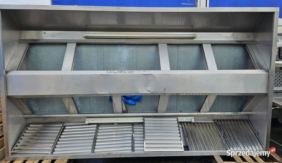 Okap Centralny 320x180x50 Krotoszyn sprzedam