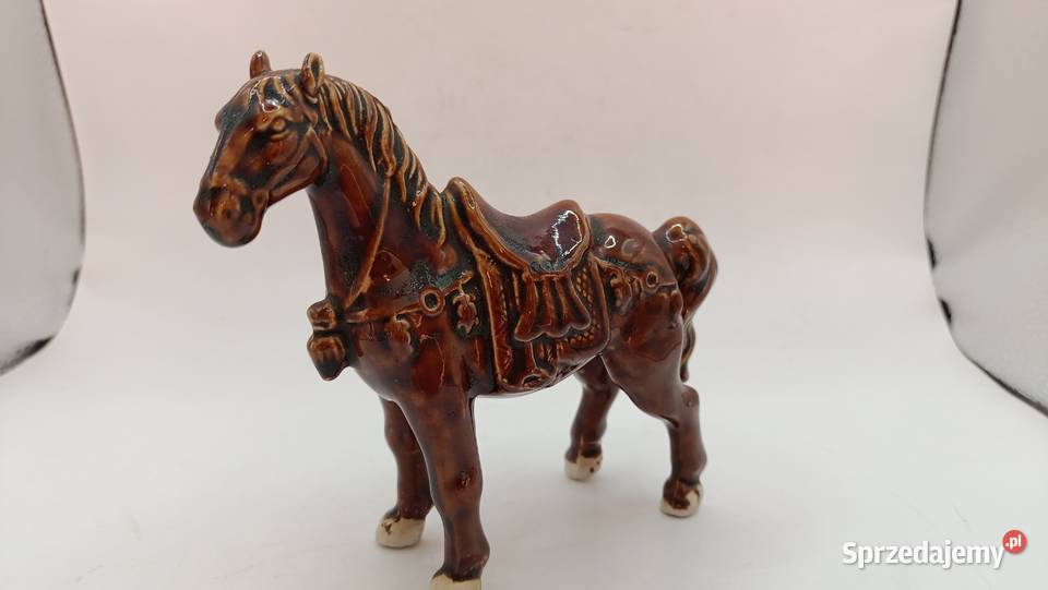 Figurka ceramiczna koń w stylu dynastii Tang