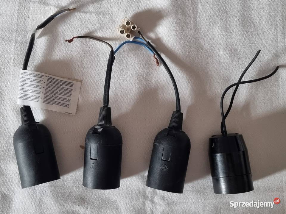 4 oprawy remontowobudowlane na żarówkę E27 Elektryka mazowieckie Warszawa