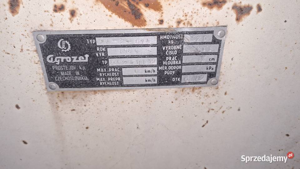 Sadzarka czeska do ziemniaków Dobruchów