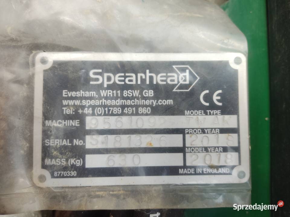 Nowe ramię do kosiarki Spearhead Twiga 7000T Tyczyn