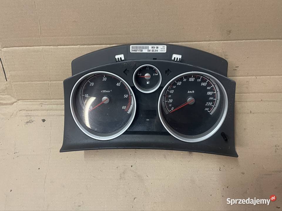 24468717QB licznik zegary opel astra h III Liczniki i zegary Szczecin
