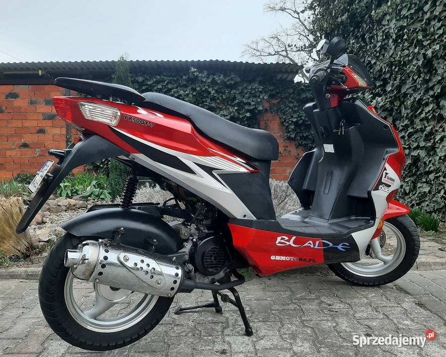 Zadbany skuter GB motors Blade 50 4t 2008r 1wł Rok produkcji 2008 Tuczno sprzedam