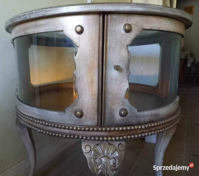 Stolik kawowy barek ze szkłem Mirsk