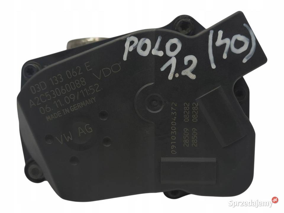 PRZEPUSTNICA VW Polo V 12 12V 03D133062E lubelskie Chełm sprzedam