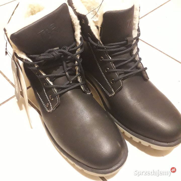 Buty zimowe męskie Tom Rose rozmiar 44 czarne Trekkingowe Białystok