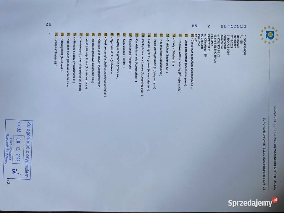 Podstawki pod znicze nierdzewne Bielsko-Biała