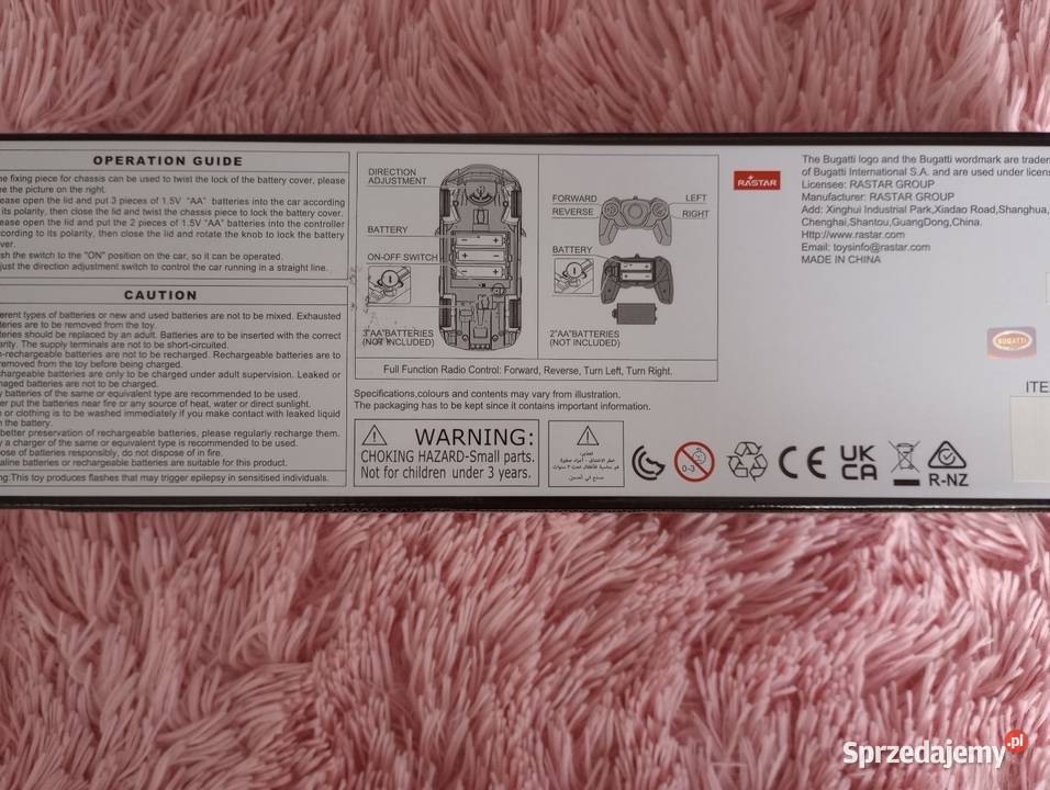 Nowe auto zdalnie sterowane Bugatti Divo Zdalnie sterowane zachodniopomorskie Szczecin