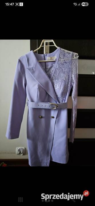 Sukienka elegancka fioletowy