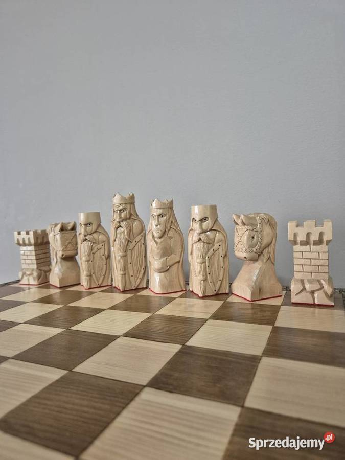 Ręcznie robione szachy z drewna śląskie Bielsko-Biała