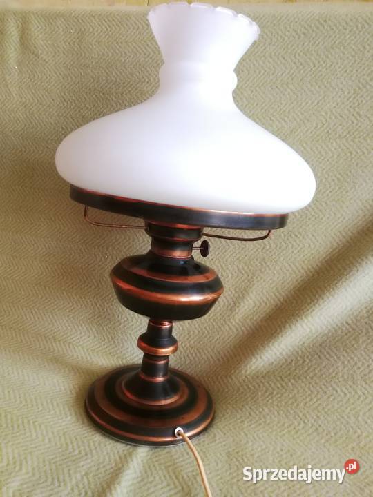 Lampa stołowa Polam Wieliczka Styl retro naftowa Lampy zachodniopomorskie Szczecin