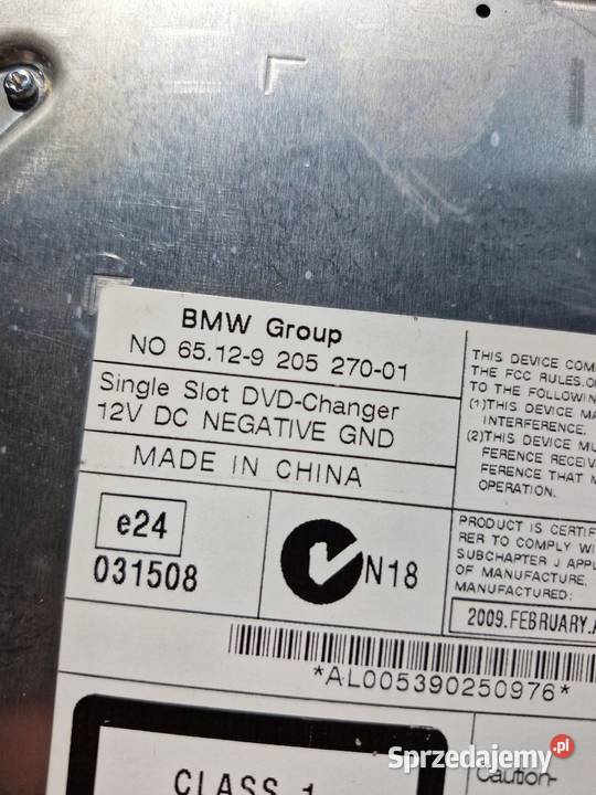 BMW 7 F01 F02 STEROWNIK RADIO CZYTNIK DVD sprzedam