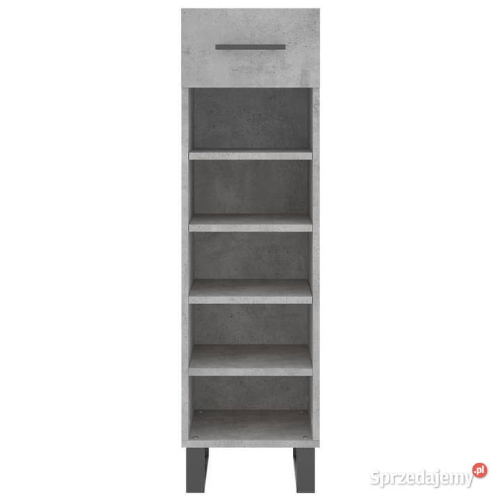 Szafka na buty szarość betonu 30x35x105 WM829704 Warszawa