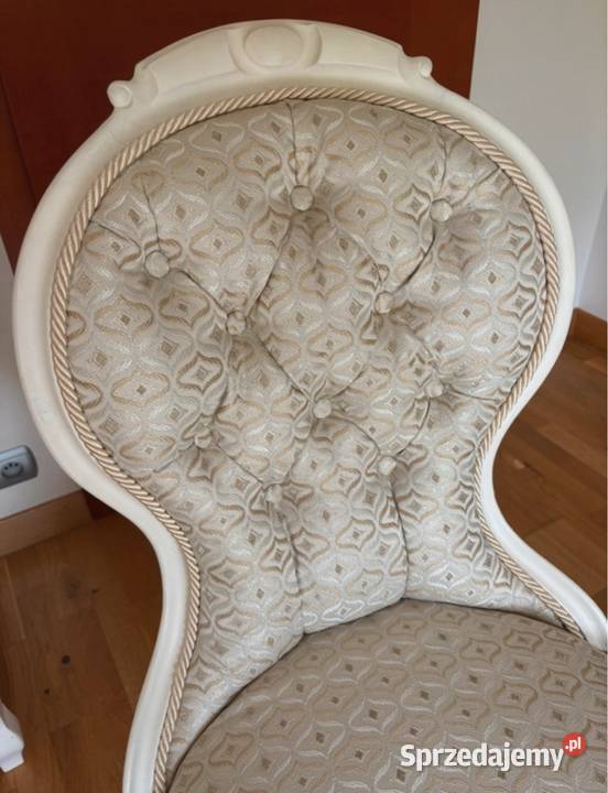 2 stylowe krzesła barokowe