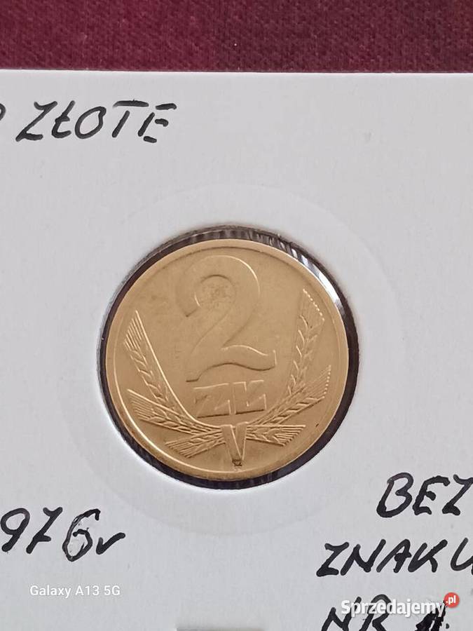 2 złote 1976 r 1 sprzedam
