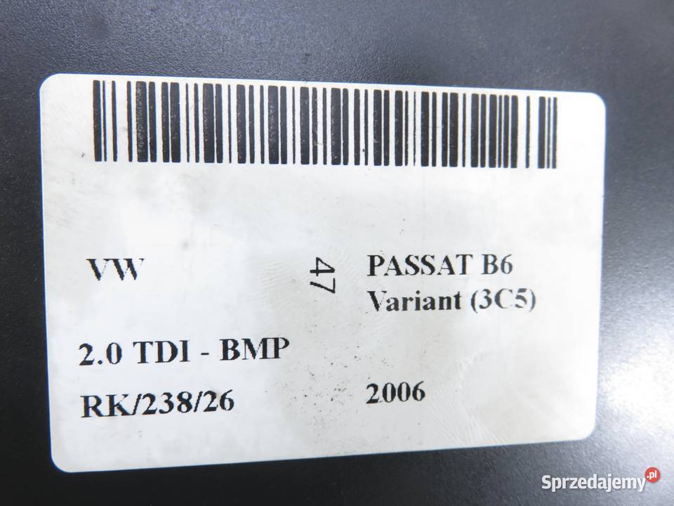 MODUŁ VW PASSAT B6 20 TDI 3C035729E Skrzynki bezpieczników małopolskie