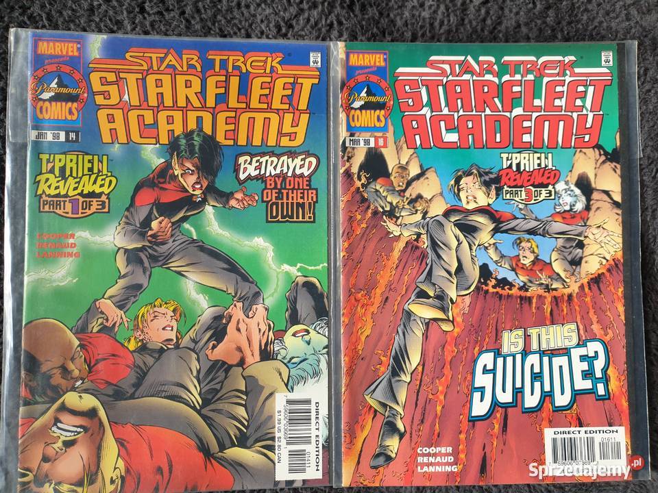 Star Trek Star Fleet Academy 8 komiksów Marvel Amerykańskie Komiksy Gdynia sprzedam