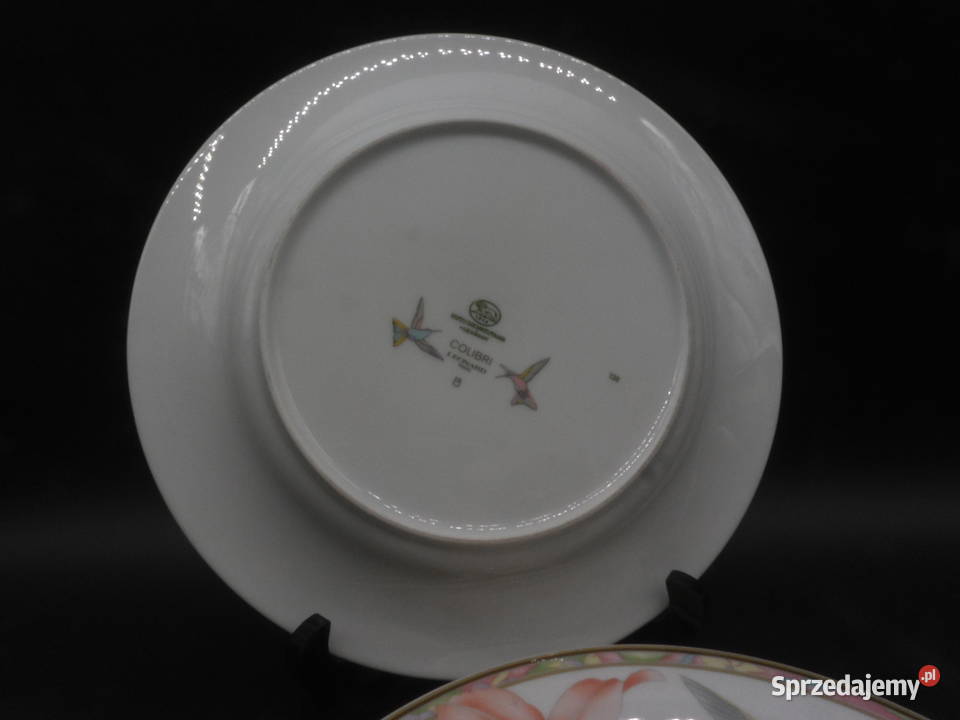 Talerze płytkie obiadowe Hutschenreuther z serii Raszków