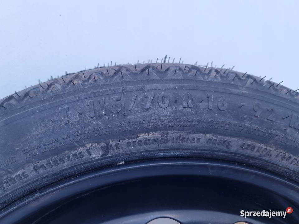 KOŁO DOJAZDOWE 11570 R16 2160132 5x110 lubelskie Chełm
