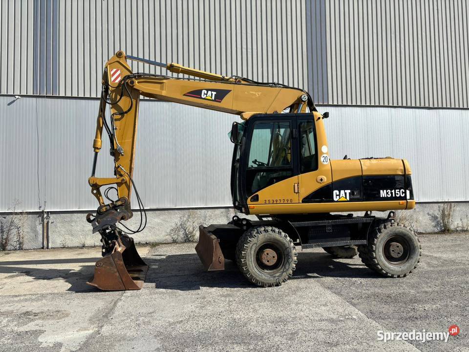 koparka kołowa Caterpillar M315C 313316318 dolnośląskie Chojnów