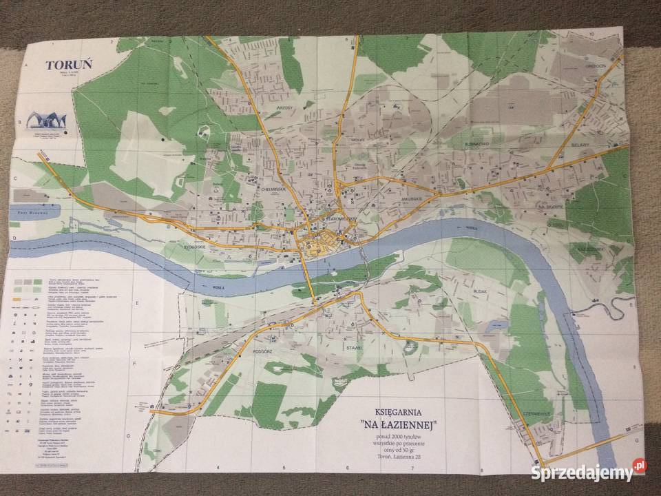 747 Plan Miasta Toruń sprzedam