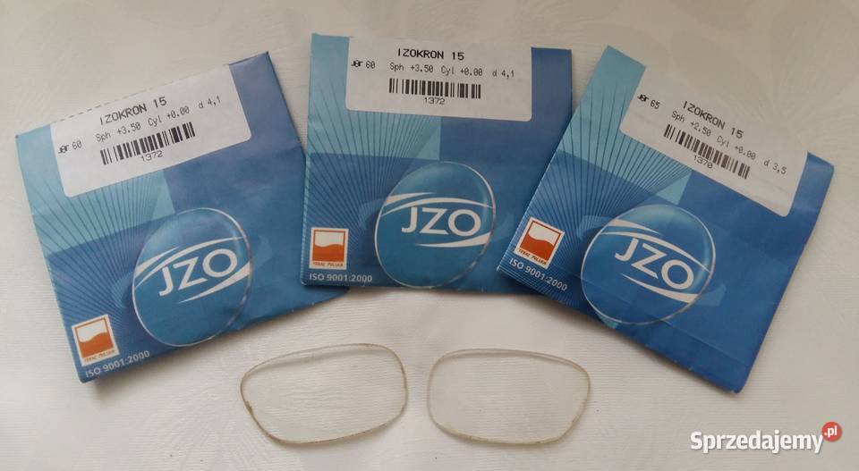 Szkła do okularów korekcyjnych 250350 IZOKRON 15 łódzkie