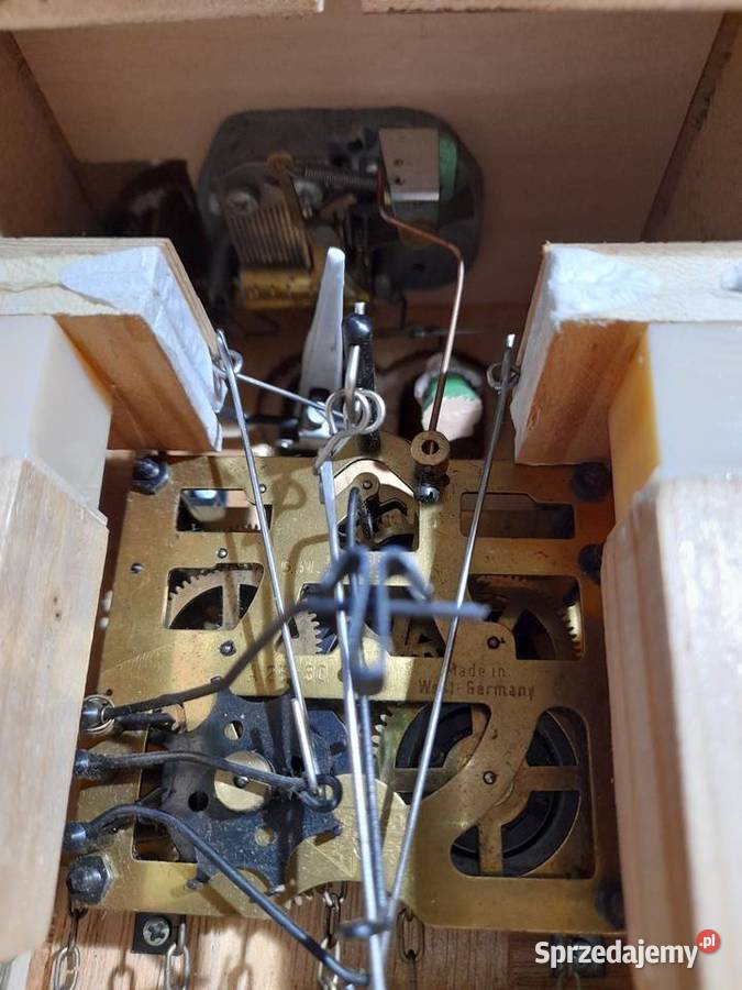 Kukułka z pozytywką zegar wiszący Wyposażenie wnętrz Rzeszów sprzedam