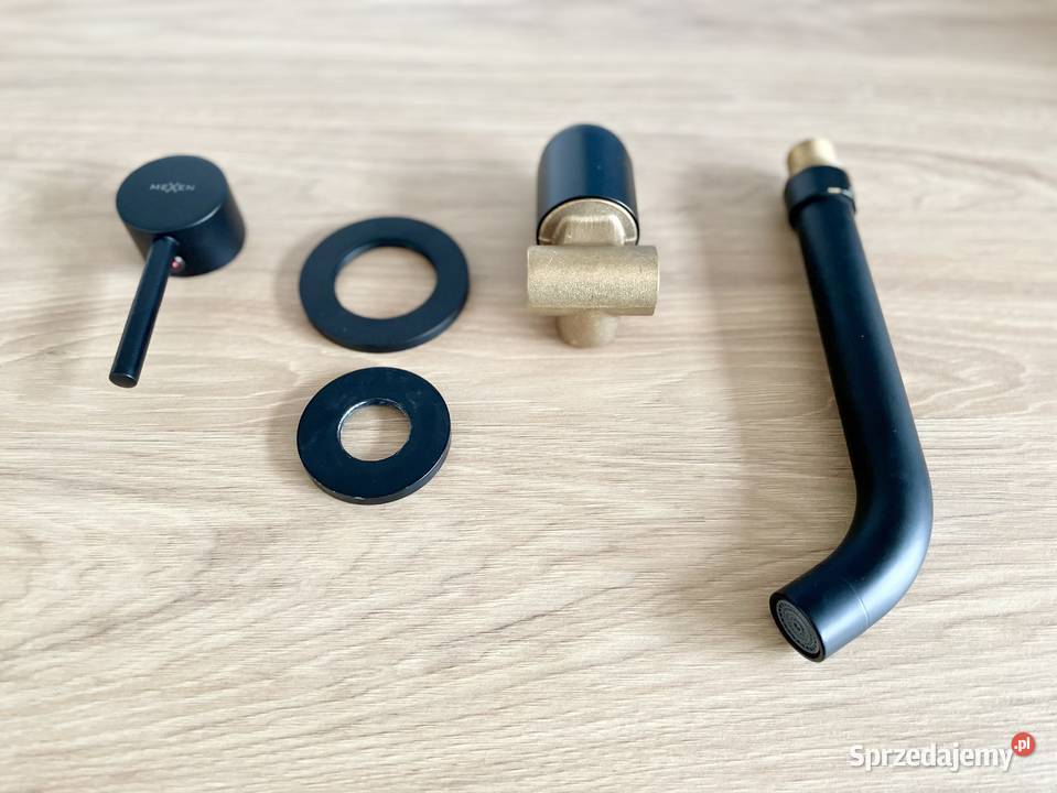 Bateria umywalkowa Mexen Alma podtynkowa czarna Warszawa