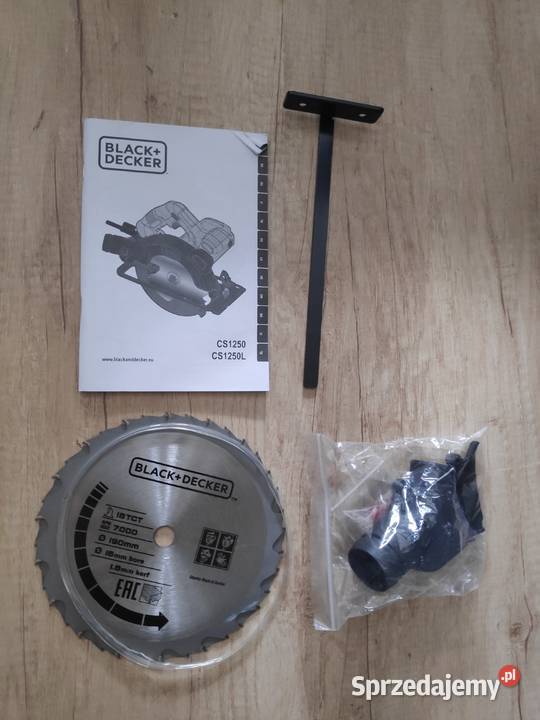 Pilarka piła tarczowa Black Decker 1250W 2 Łódź