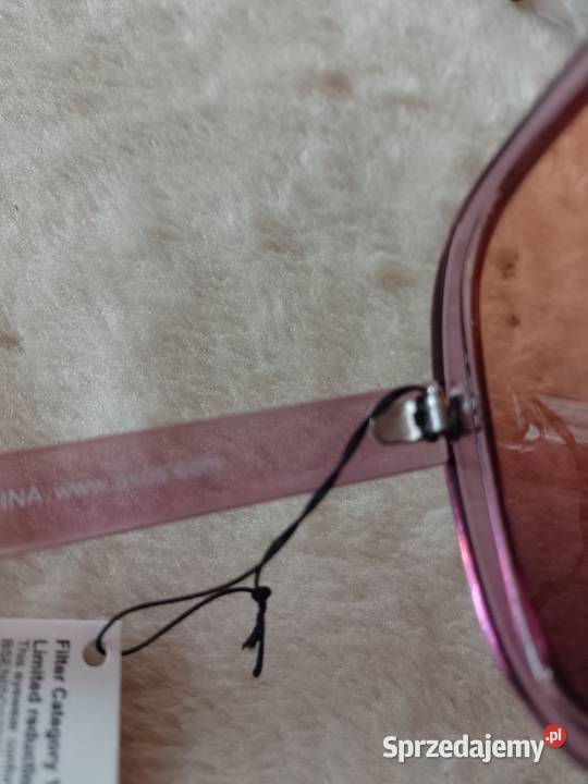 ASOS Duże różowe Okulary przeciwsłoneczne z Filtr UV-400 kat. 1  Okulary Galanteria i dodatki