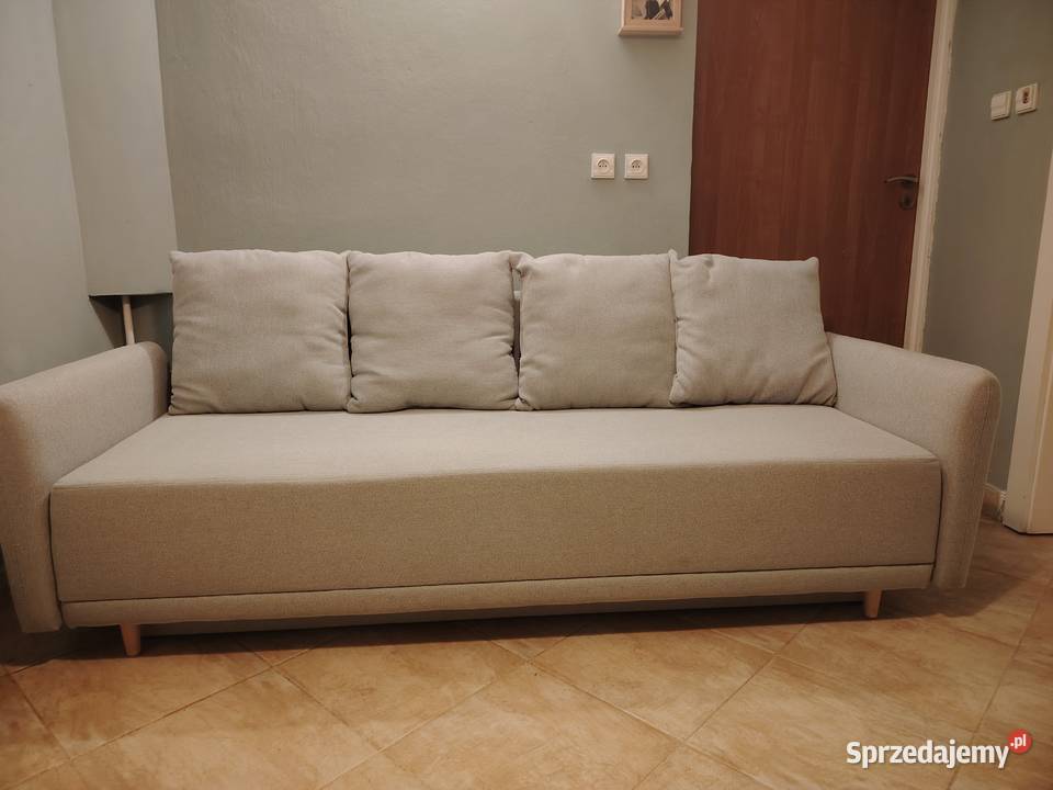 Sofa rozkładana 2 osobowa z koszem na pościel 202cm Sofy i kanapy Sulejówek