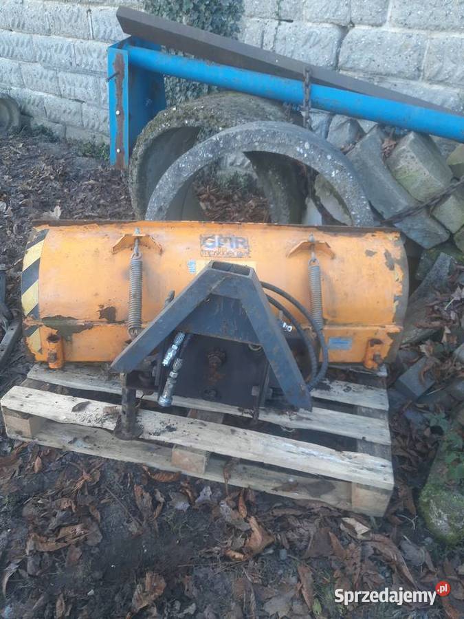 Pług do śniegu traktorek nośnik wielkopolskie Kobyla Góra