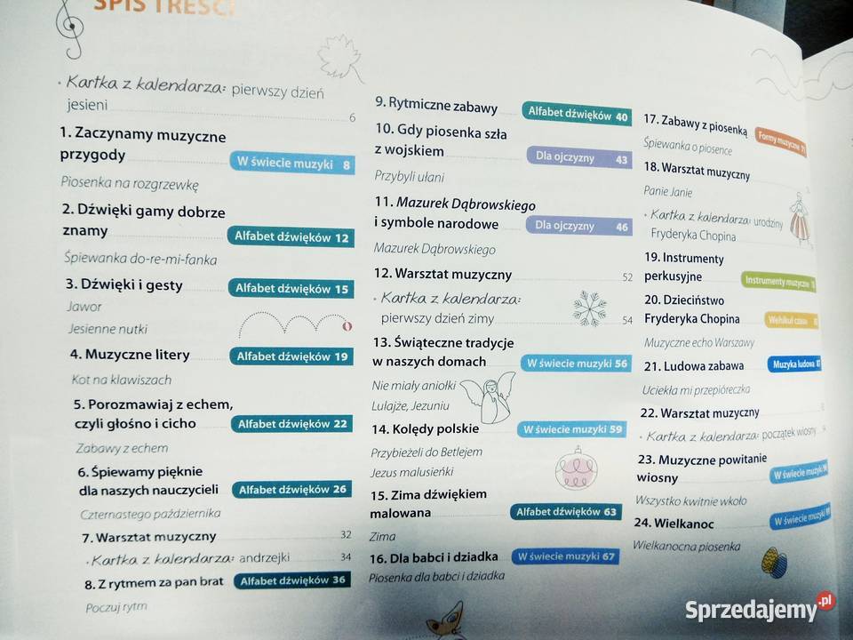 Lekcja Muzyki Klasa 4 Rozkład Materiału Lekcja muzyki 4 Warszawa - Sprzedajemy.pl