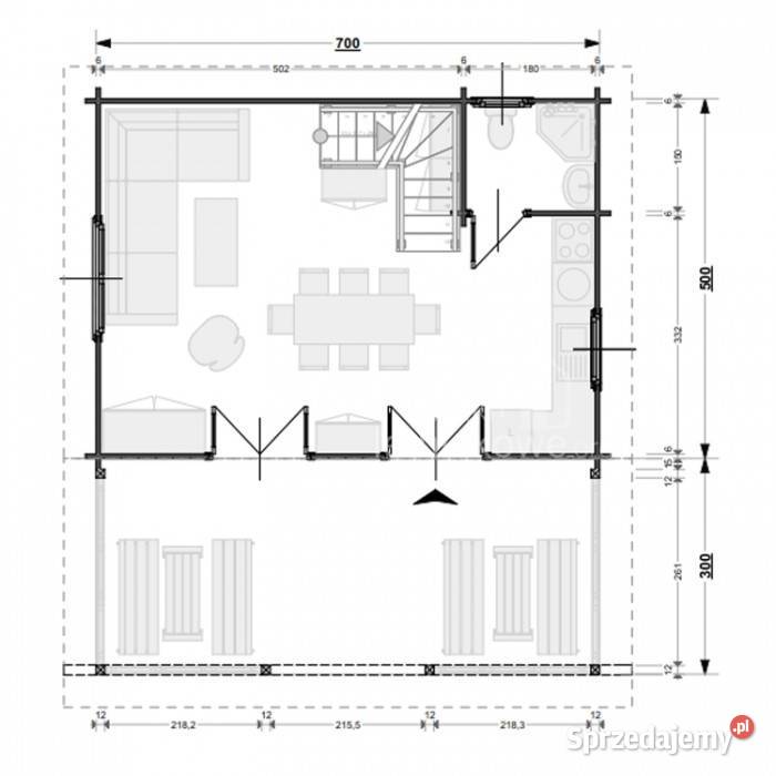 DREWNIANY DOMEK CAŁOROCZNY ALICJA III 62 21 M2 warmińsko-mazurskie Mrągowo