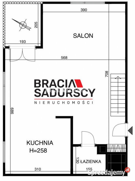 Mieszkanie Kraków 88m2 4 pokoje dwupoziomowe małopolskie sprzedam