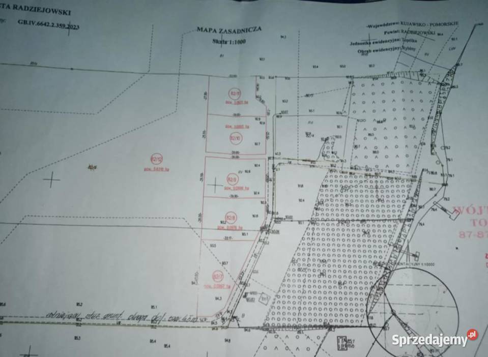 Działka jeziorem Rybiny