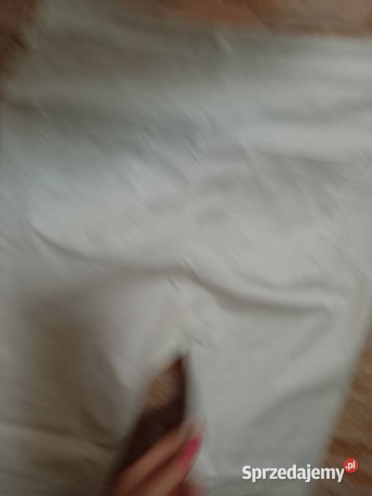 42XL 3232 ASOS Białe spodnie rurki z Londynu małopolskie Kraków
