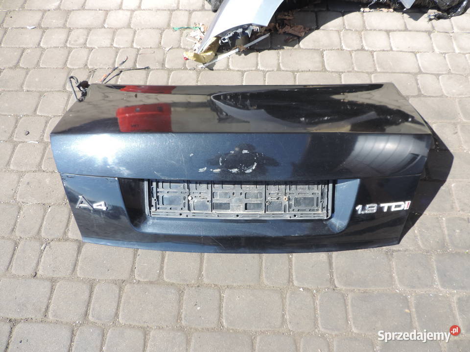 KLAPA BAGAŻNIKA AUDI A4 B6 SEDAN Klapy bagażnika małopolskie Nowy Sącz