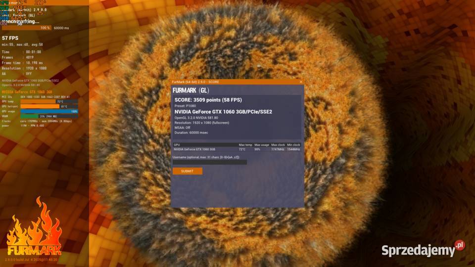 KOMPUTER GAMINGOWY 1080p i73770 GTX 1060 16GB wielkopolskie Ostrów Wielkopolski