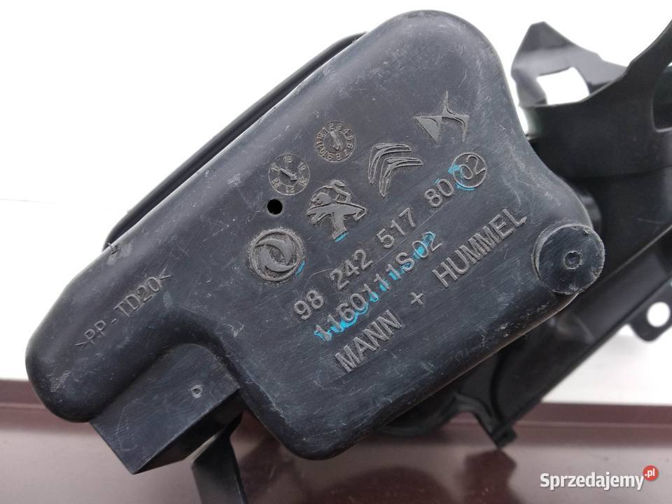 Peugeot 208 II rezonator powietrza 9824251780 łódzkie Sieradz