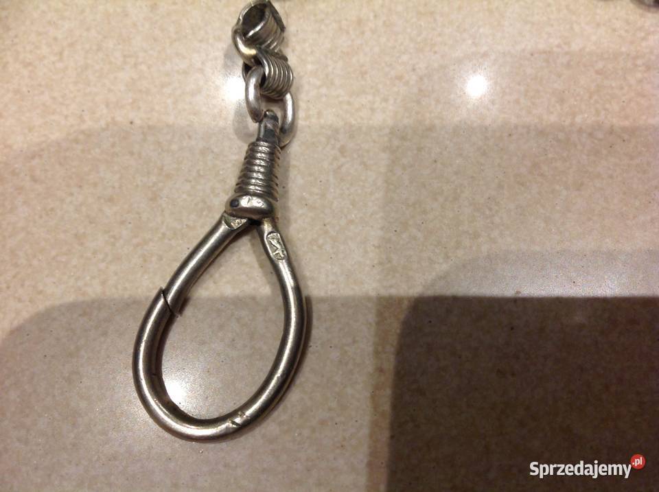 Srebrna Dewizka do Zegarka STARA Srebro pr 800 Pozostałe Nowa Sól