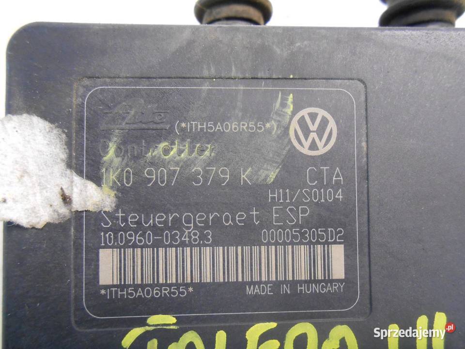 POMPA HAMULCOWA ABS ESP SEAT TOLEDO III 20 TDI osobowe