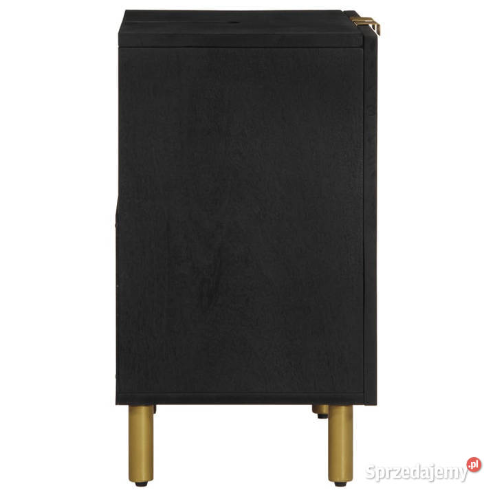 Szafka pod umywalkę czarna 62x33x58 WM4017667 Warszawa