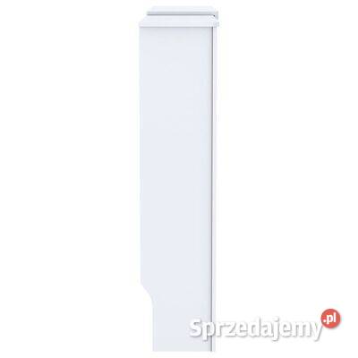 vidaXL Osłona na kaloryfer z MDF biała 205