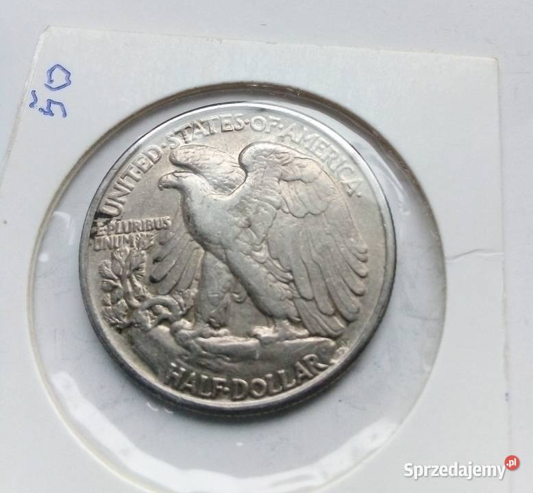 USAHALF DOLLAR1942 rSREBRO 90 10 MIEDZ mazowieckie Legionowo