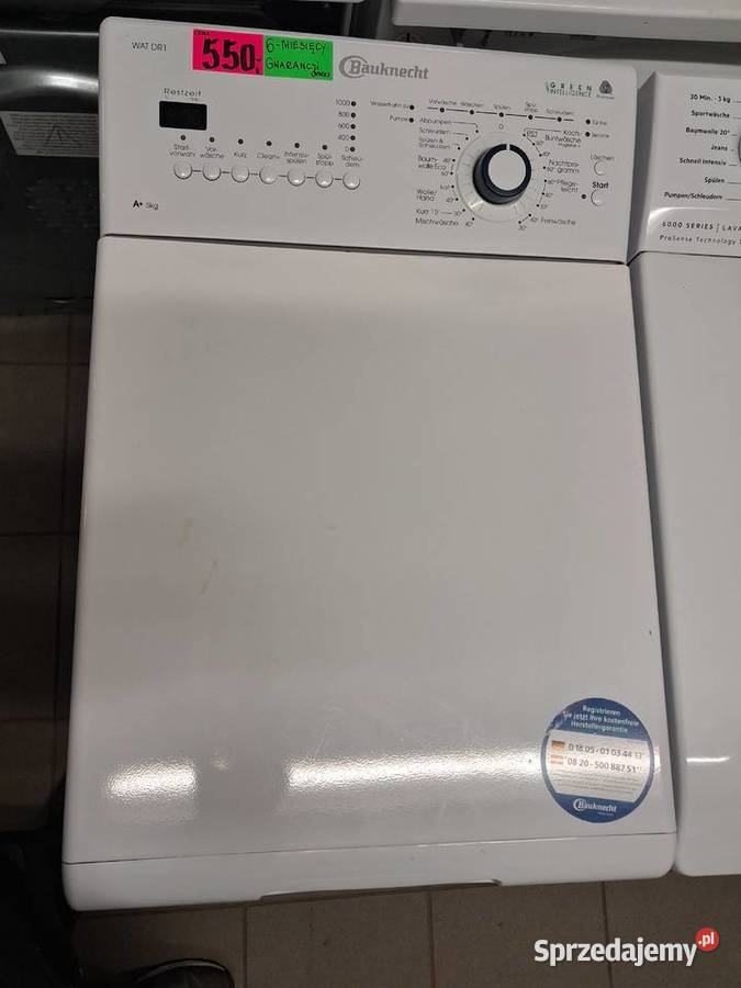 PRALKA OD GÓRY ŁADOWANA BAUKNECHT