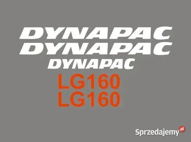 Naklejki oklejenie DYNAPAC LG160 LG200 LG300 Janików