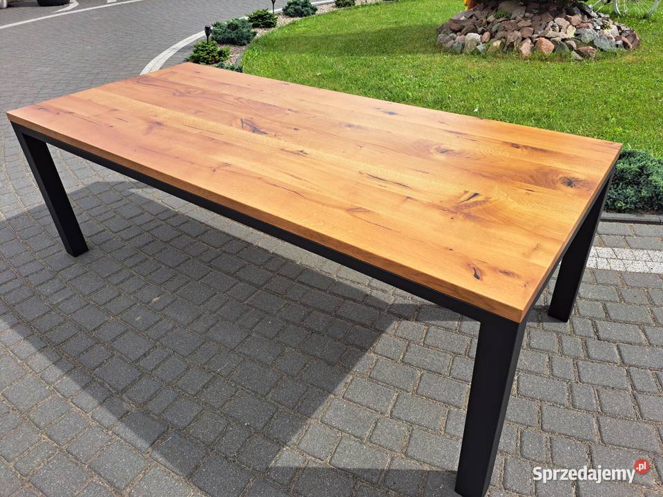 Stół loft industrial z dębu 20090