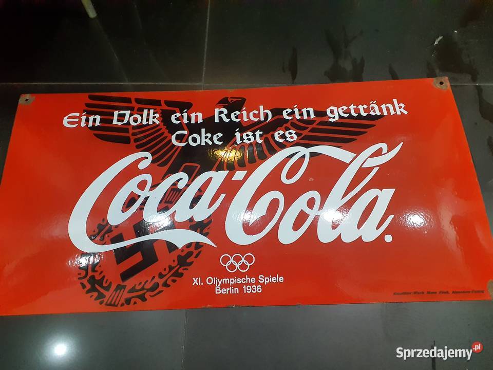 Reklama coca coli 1936 rWermacht Antyki Bytom