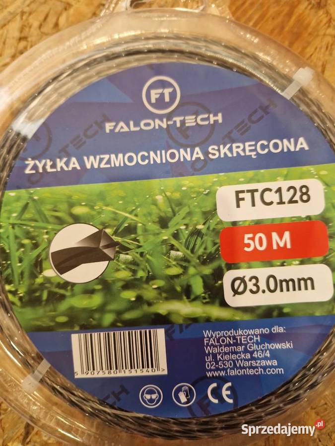 ŻYŁKA TNĄCA DO KOSY KWADRAT 30mm 50m SKRĘCANA Głogowa